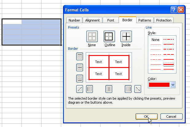 Formatting Borders In Microsoft Excel Office Articles